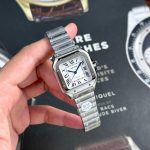 Cartier Santos WSSA0029 White Dial Medium Model Best Replica BVF 35.1mm - Image 2