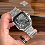 Cartier Santos WSSA0037 Grey Dial Large Model Best Replica BVF 39.8mm - Image 9