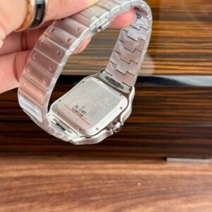 Cartier Santos WSSA0037 Grey Dial Large Model Best Replica BVF 39.8mm - Image 13