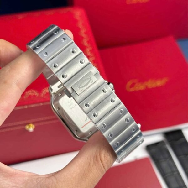 Cartier Santos WSSA0064 Brown Dial Large Model Best Replica BVF 39.8mm - Image 8