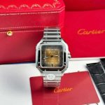 Cartier Santos WSSA0064 Brown Dial Large Model Best Replica BVF 39.8mm - Image 10