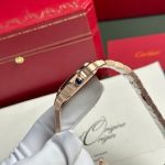 Cartier Santos de Cartier Rose Gold White Dial Medium Model Best Replica BVF 35.1mm - Image 16