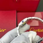 Cartier Tank Francaise WSTA0065 Small Model Ladies Silver Sunray Dial Replica 25.7 x 21.2mm - Image 12