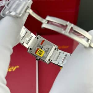 Cartier Tank Francaise WSTA0065 Small Model Ladies Silver Sunray Dial Replica 25.7 x 21.2mm - Image 14