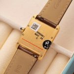 Cartier Tank Louis W1529756 Yellow Gold Leather Replica AF 33.7mm x 25.5mm - Image 6