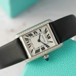 Cartier Tank Must W4TA0031 Ladies Small Model Diamond Bezel Replica 29.5 mm x 22 mm - Image 2