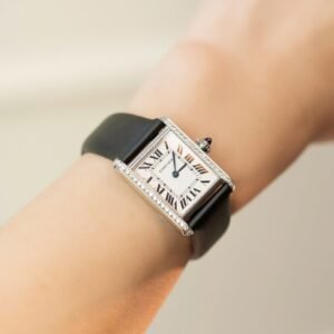 Cartier Tank Must W4TA0031 Ladies Small Model Diamond Bezel Replica 29.5 mm x 22 mm - Image 10
