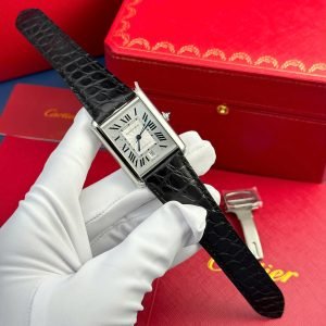 Cartier Tank Must WSTA0040 Extra Large Silver Dial Best Replica AF 31mm x 41mm - Image 8