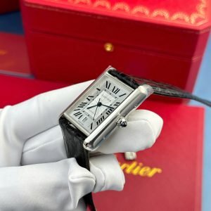 Cartier Tank Must WSTA0040 Extra Large Silver Dial Best Replica AF 31mm x 41mm - Image 11