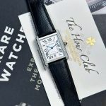 Cartier Tank Solo Extra Large White Dial Diamond Bezel Leather Strap Best Replica AF 31mm x 41mm - Image 13