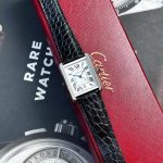 Cartier Tank Solo Extra Large White Dial Leather Strap Best Replica AF 31mm x 41mm - Image 3
