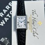 Cartier Tank Solo Extra Large White Dial Leather Strap Best Replica AF 31mm x 41mm - Image 11