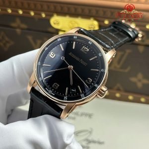 Audemars Piguet Code 11.59 Automatic 15210OR Black Dial Leather Strap 1:1 Best Replica APSF 41mm - Image 3