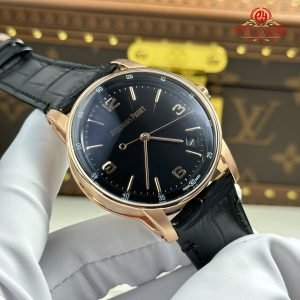 Audemars Piguet Code 11.59 Automatic 15210OR Black Dial Leather Strap 1:1 Best Replica APSF 41mm - Image 4