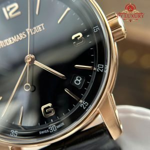 Audemars Piguet Code 11.59 Automatic 15210OR Black Dial Leather Strap 1:1 Best Replica APSF 41mm - Image 6