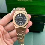 Audemars Piguet Royal Oak 15400OR Black Dial 18K Gold Wrapped Best Replica Watch ZF 41mm - Image 2