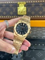 Audemars Piguet Royal Oak 15400OR Rose Gold Black Dial Replica 41mm - Image 2