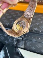 Audemars Piguet Royal Oak 15400OR Rose Gold Black Dial Replica 41mm - Image 6