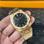 Audemars Piguet Royal Oak 15400OR Rose Gold Black Dial Replica 41mm - Image 11