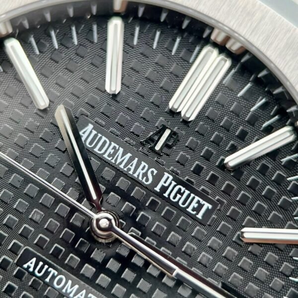 Audemars Piguet Royal Oak 15400ST Rubber Strap Black Dial Best Replica APS Factory 41mm - Image 4