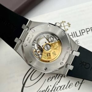 Audemars Piguet Royal Oak 15400ST Rubber Strap Black Dial Best Replica APS Factory 41mm - Image 19