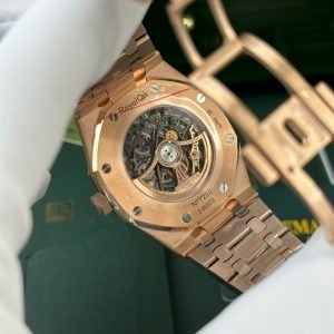 Audemars Piguet Royal Oak 15407OR Openworked Skeleton Dial Rose Gold 1:1 Best Replica THB 41mm - Image 10
