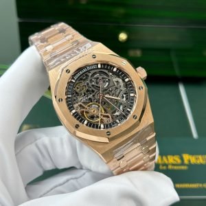 Audemars Piguet Royal Oak 15407OR Openworked Skeleton Dial Rose Gold 1:1 Best Replica THB 41mm - Image 3