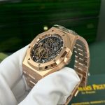 Audemars Piguet Royal Oak 15407OR Openworked Skeleton Dial Rose Gold 1:1 Best Replica THB 41mm - Image 4
