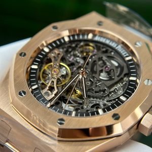 Audemars Piguet Royal Oak 15407OR Openworked Skeleton Dial Rose Gold 1:1 Best Replica THB 41mm - Image 6