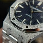 Audemars Piguet Royal Oak 15410BC Frosted Gold Blue Dial Best Replica APSF 41mm - Image 6