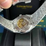 Audemars Piguet Royal Oak 15410BC Frosted Gold Blue Dial Best Replica APSF 41mm - Image 9