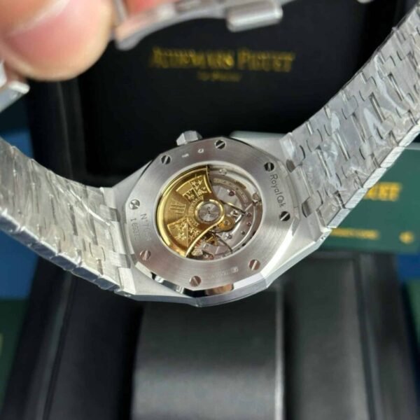 Audemars Piguet Royal Oak 15410BC Frosted Gold Blue Dial Best Replica APSF 41mm - Image 9