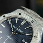 Audemars Piguet Royal Oak 15410BC Frosted Gold Blue Dial Best Replica APSF 41mm - Image 15