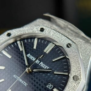 Audemars Piguet Royal Oak 15410BC Frosted Gold Blue Dial Best Replica APSF 41mm - Image 15