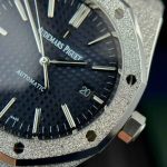 Audemars Piguet Royal Oak 15410BC Frosted Gold Blue Dial Best Replica APSF 41mm - Image 16