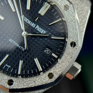 Audemars Piguet Royal Oak 15410BC Frosted Gold Blue Dial Best Replica APSF 41mm - Image 16