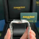 Audemars Piguet Royal Oak 15410BC Frosted Gold Blue Dial Best Replica APSF 41mm - Image 19