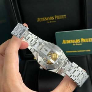 Audemars Piguet Royal Oak 15410BC Frosted Gold Blue Dial Best Replica APSF 41mm - Image 21