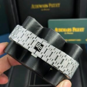 Audemars Piguet Royal Oak 15410BC Frosted Gold Blue Dial Best Replica APSF 41mm - Image 22