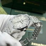 Audemars Piguet Royal Oak 15410BC Frosted Gold White Dial 1:1 Copy Best Replica APSF 41mm - Image 4
