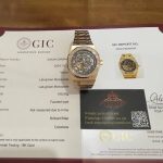 Audemars Piguet Royal Oak 15412OR Open Work Skeleton 18K Rose Gold Wrapped Baguette Moissanite Bezel Clone 1:1 Best Replica 41mm