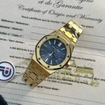 Audemars Piguet Royal Oak 15450BA Yellow Gold Blue Dial Replica IP Factory 37mm - Image 12