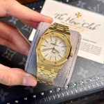 Audemars Piguet Royal Oak 15450BA Yellow Gold White Dial Replica IP Factory 37mm - Image 12
