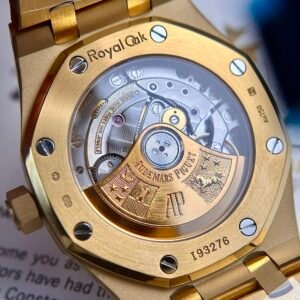 Audemars Piguet Royal Oak 15450BA Yellow Gold White Dial Replica IP Factory 37mm - Image 16