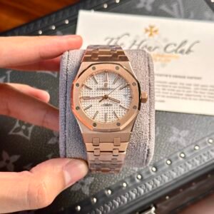 Audemars Piguet Royal Oak 15450OR Rose Gold White Dial Replica IP Factory 41mm - Image 10