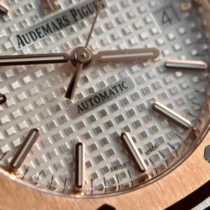 Audemars Piguet Royal Oak 15450OR Rose Gold White Dial Replica IP Factory 41mm - Image 13