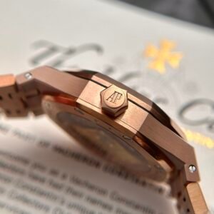 Audemars Piguet Royal Oak 15450OR Rose Gold White Dial Replica IP Factory 41mm - Image 14