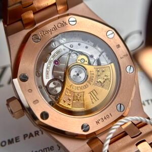 Audemars Piguet Royal Oak 15450OR Rose Gold White Dial Replica IP Factory 41mm - Image 16