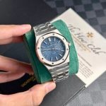 Audemars Piguet Royal Oak 15450ST Blue Dial Steel Bracelet Top Quality Replica APS Factory 37mm - Image 11