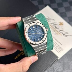 Audemars Piguet Royal Oak 15450ST Blue Dial Steel Bracelet Top Quality Replica APS Factory 37mm - Image 11